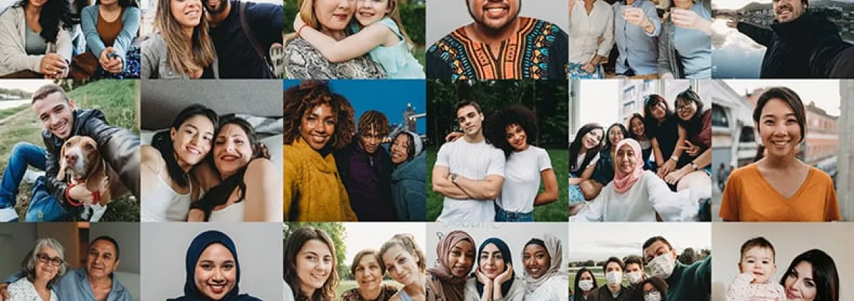 collage of photos of all kinds of people