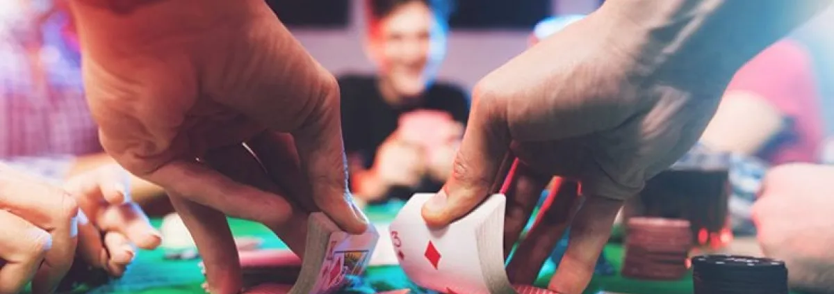 playing poker