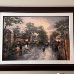 Carmel, Sunset on Ocean Avenue - Kinkade, Thomas
